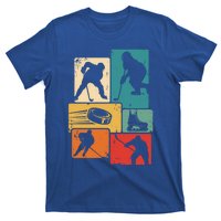 Hockey Player Vintage Ice Hockey Gift T-Shirt