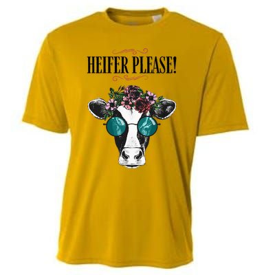 Heifer Please Vintage Country Sayings Heifer Cooling Performance Crew T-Shirt