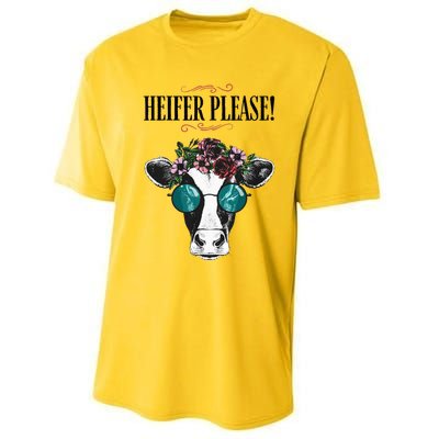 Heifer Please Vintage Country Sayings Heifer Performance Sprint T-Shirt