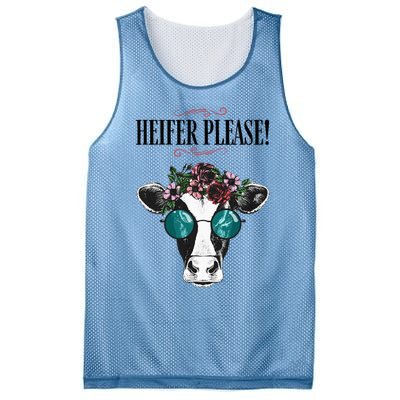 Heifer Please Vintage Country Sayings Heifer Mesh Reversible Basketball Jersey Tank