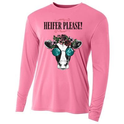 Heifer Please Vintage Country Sayings Heifer Cooling Performance Long Sleeve Crew