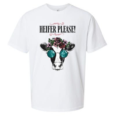 Heifer Please Vintage Country Sayings Heifer Sueded Cloud Jersey T-Shirt