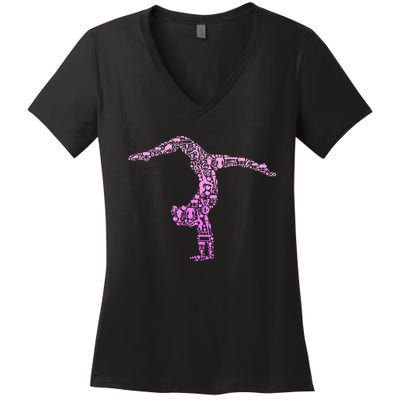 H2O Polo Water Polo Player On Funny Water Polo Women's V-Neck T-Shirt