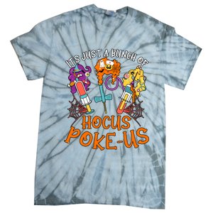 Hocus Pokeus Witch Nurse Halloween Medical Lab Tech Spooky Tie-Dye T-Shirt