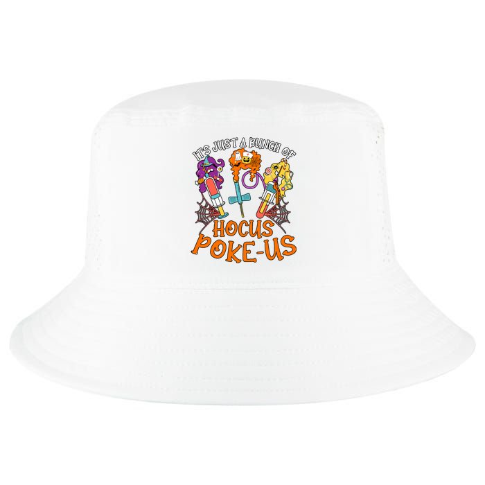 Hocus Pokeus Witch Nurse Halloween Medical Lab Tech Spooky Cool Comfort Performance Bucket Hat