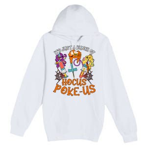 Hocus Pokeus Witch Nurse Halloween Medical Lab Tech Spooky Premium Pullover Hoodie