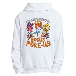 Hocus Pokeus Witch Nurse Halloween Medical Lab Tech Spooky Urban Pullover Hoodie