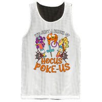 Hocus Pokeus Witch Nurse Halloween Medical Lab Tech Spooky Mesh Reversible Basketball Jersey Tank