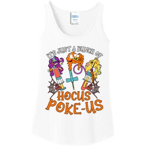 Hocus Pokeus Witch Nurse Halloween Medical Lab Tech Spooky Ladies Essential Tank