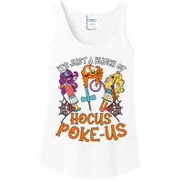 Hocus Pokeus Witch Nurse Halloween Medical Lab Tech Spooky Ladies Essential Tank