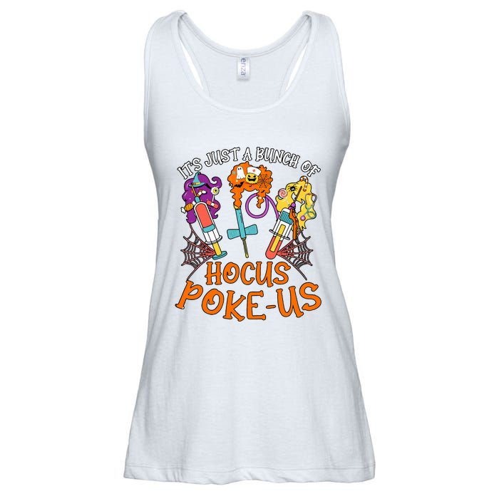 Hocus Pokeus Witch Nurse Halloween Medical Lab Tech Spooky Ladies Essential Flowy Tank