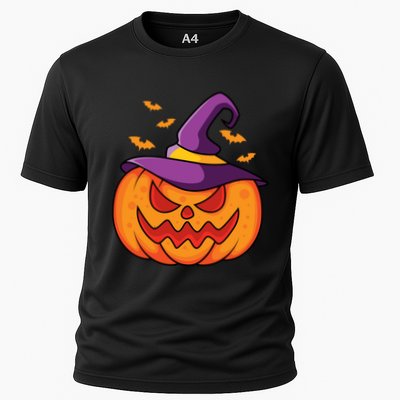 Halloween Pumpkin Witch Performance Shirt
