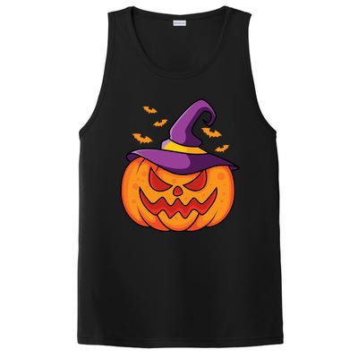 Halloween Pumpkin Witch PosiCharge Competitor Tank