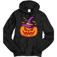 Halloween Pumpkin Witch Tie Dye Hoodie