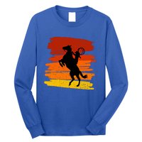 Horse Power With Wild Cow For Country Lovers Gift Long Sleeve Shirt