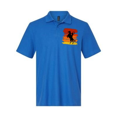 Horse Power With Wild Cow For Country Lovers Gift Softstyle Adult Sport Polo