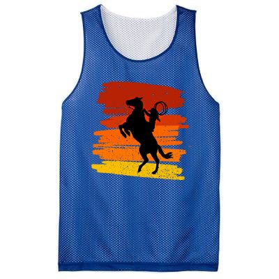 Horse Power With Wild Cow For Country Lovers Gift Mesh Reversible Basketball Jersey Tank