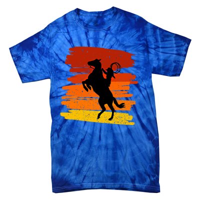 Horse Power With Wild Cow For Country Lovers Gift Tie-Dye T-Shirt