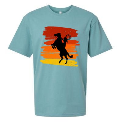 Horse Power With Wild Cow For Country Lovers Gift Sueded Cloud Jersey T-Shirt