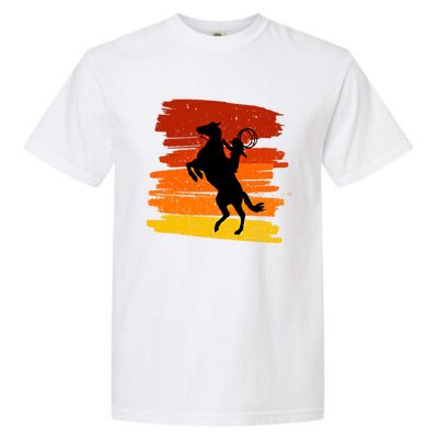 Horse Power With Wild Cow For Country Lovers Gift Garment-Dyed Heavyweight T-Shirt