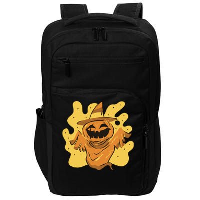 Halloween Pumpkin Witch Impact Tech Backpack