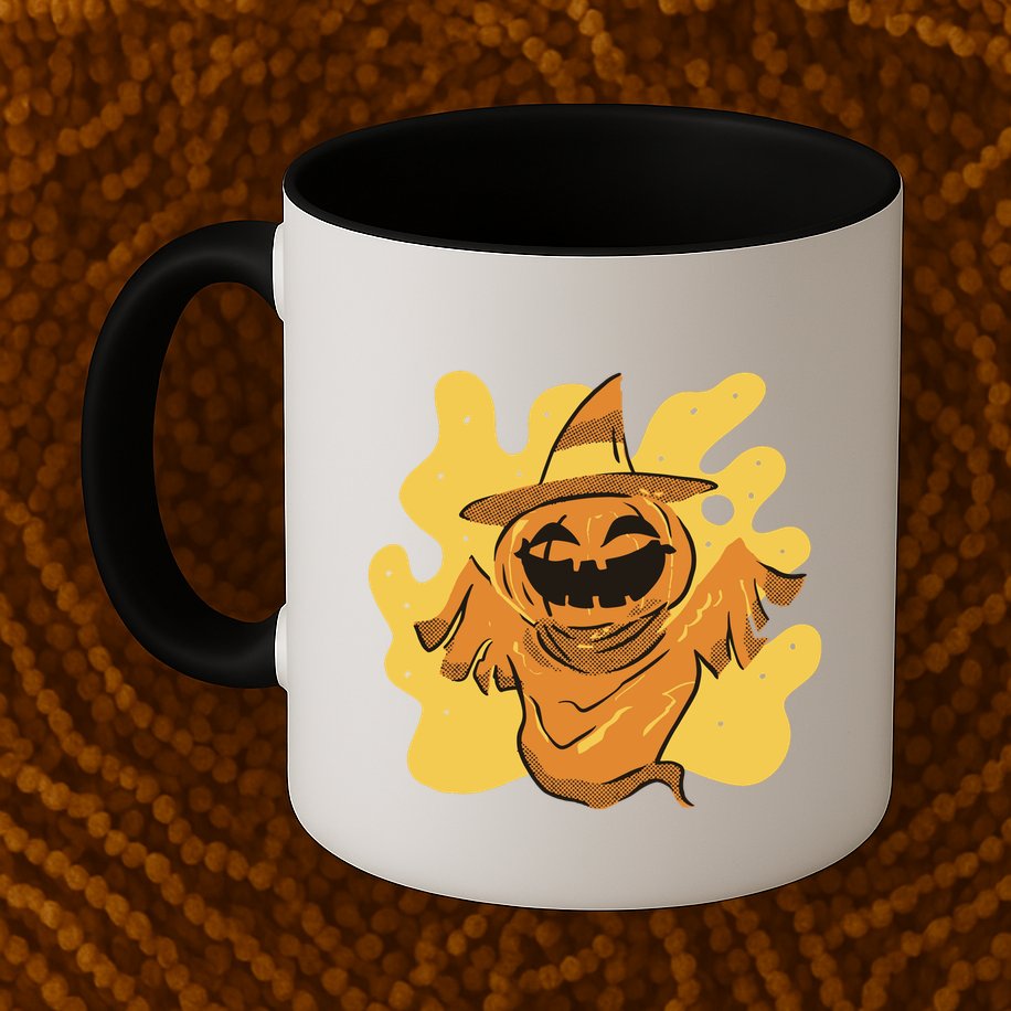 Halloween Pumpkin Witch Mug