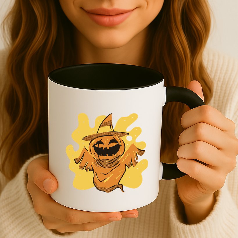 Halloween Pumpkin Witch Mug