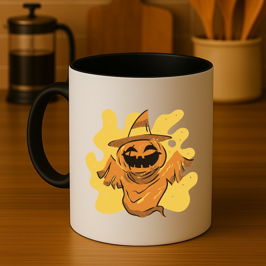 Halloween Pumpkin Witch Mug
