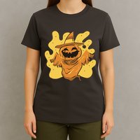 Halloween Pumpkin Witch T-Shirt