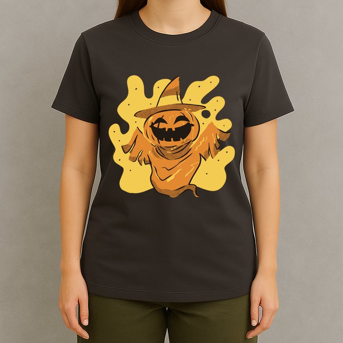 Halloween Pumpkin Witch T-Shirt