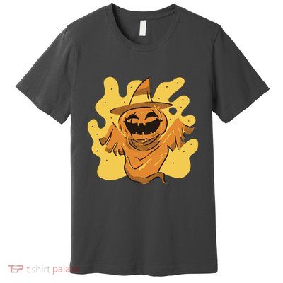 Halloween Pumpkin Witch Premium T-Shirt