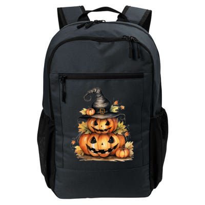 Halloween Pumpkin Witch Fall Autumn Illustration Daily Commute Backpack