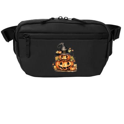 Halloween Pumpkin Witch Fall Autumn Illustration Crossbody Pack