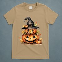 Halloween Pumpkin Witch Fall Autumn Illustration T-Shirt