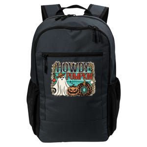 Howdy Pumpkin Western Halloween Spooky Season Daily Commute Backpack