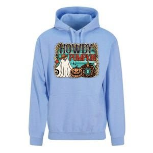 Howdy Pumpkin Western Halloween Spooky Season Unisex Surf Hoodie