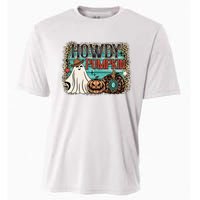 Howdy Pumpkin Western Halloween Spooky Season Cooling Performance Crew T-Shirt