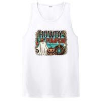 Howdy Pumpkin Western Halloween Spooky Season PosiCharge Competitor Tank