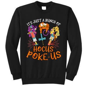 Hocus Pokeus Witch Nurse Halloween Medical Lab Tech Spooky Sweatshirt