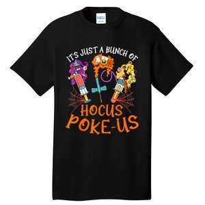 Hocus Pokeus Witch Nurse Halloween Medical Lab Tech Spooky Tall T-Shirt