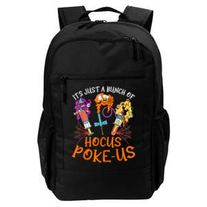 Hocus Pokeus Witch Nurse Halloween Medical Lab Tech Spooky Daily Commute Backpack