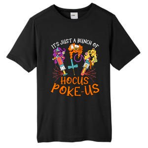 Hocus Pokeus Witch Nurse Halloween Medical Lab Tech Spooky Tall Fusion ChromaSoft Performance T-Shirt