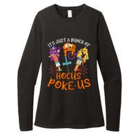 Hocus Pokeus Witch Nurse Halloween Medical Lab Tech Spooky Womens CVC Long Sleeve Shirt