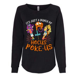 Hocus Pokeus Witch Nurse Halloween Medical Lab Tech Spooky Womens California Wash Sweatshirt