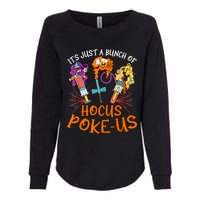 Hocus Pokeus Witch Nurse Halloween Medical Lab Tech Spooky Womens California Wash Sweatshirt