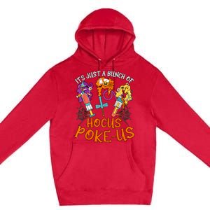 Hocus Pokeus Witch Nurse Halloween Medical Lab Tech Spooky Premium Pullover Hoodie