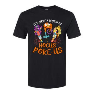 Hocus Pokeus Witch Nurse Halloween Medical Lab Tech Spooky Softstyle CVC T-Shirt