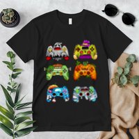 Halloween Pumpkin Witch Gaming Controllers Zombie Premium T-Shirt