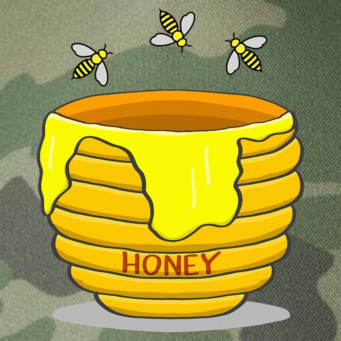 Honey Pot With Honey Bees Legacy Tie Dye Trucker Hat