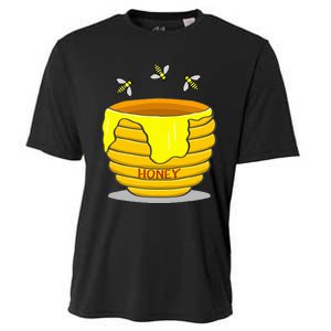 Honey Pot With Honey Bees Cooling Performance Crew T-Shirt